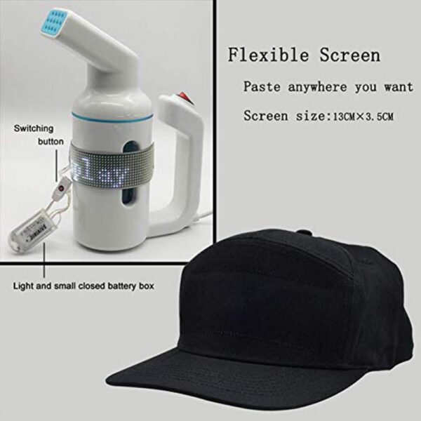 Wireless Bluetooth-compatible Led Baseball Cap Multilanguage - Image 4