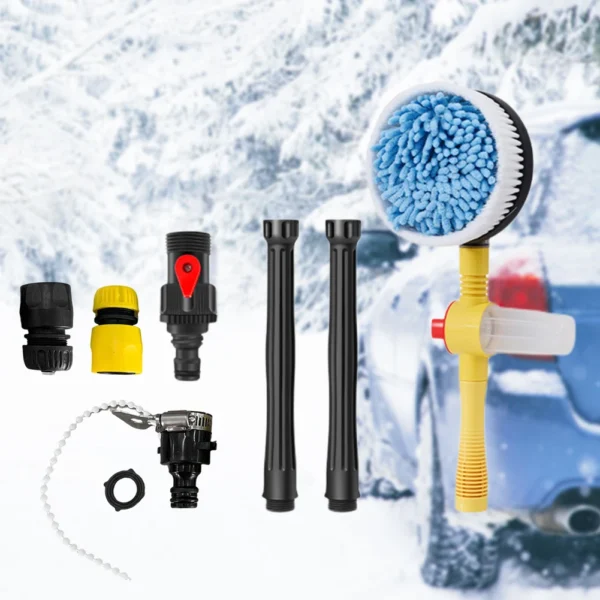 Microfiber Nylon Towel Car Brush 360 Degree Spin - Image 4
