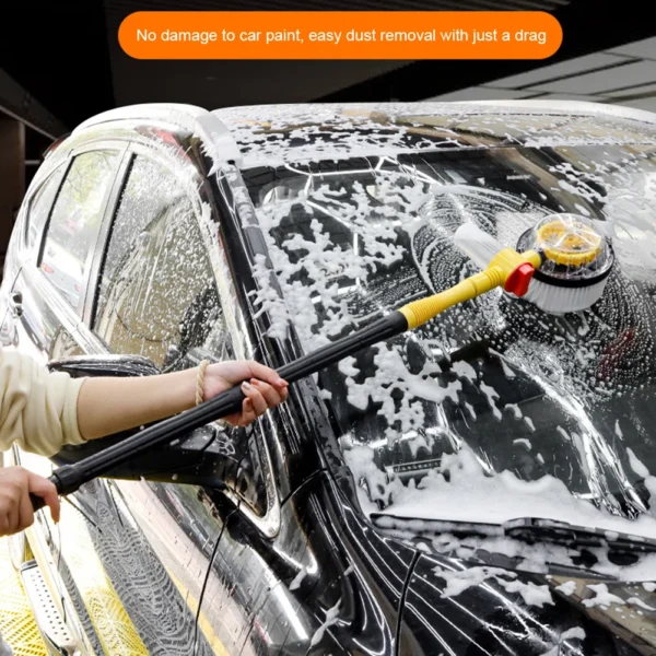 Microfiber Nylon Towel Car Brush 360 Degree Spin - Image 3